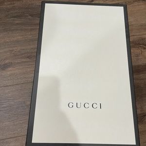 authentic empty Gucci box with magnetic lid closure